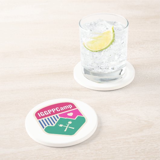 IGGPPCamp Pride Stone Onderzetter (Zijkant)