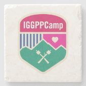IGGPPCamp Pride Stone Onderzetter (Voorkant)