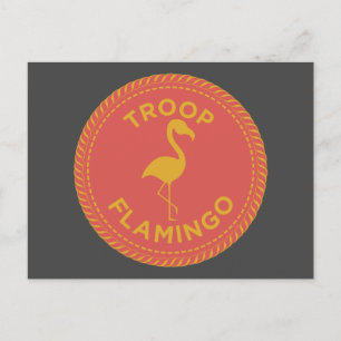 IGGPPCamp Troop Flamingo Briefkaart