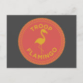 IGGPPCamp Troop Flamingo Briefkaart (Voorkant)