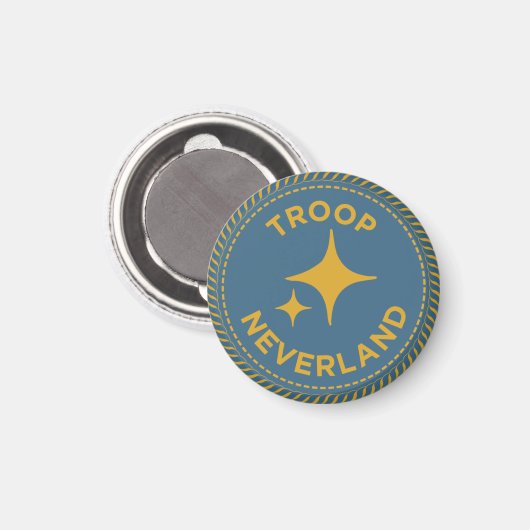 IGGPPCamp Troop Neverland Magnet (Voorkant / Achterkant)