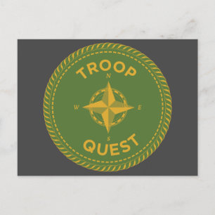 IGGPPCamp Troop Quest Briefkaart