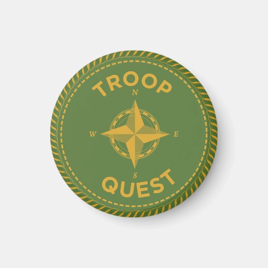 IGGPPCamp Troop Quest Magnet (Voorkant)