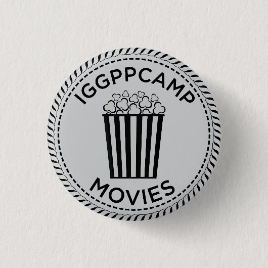 IGGPPCamp Watch Along Movies Badge Ronde Button 3,2 Cm (Voorkant)