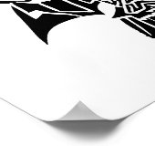 Iggy, de Azteekse stijl Abstract Healing Eagle Poster (Hoek)