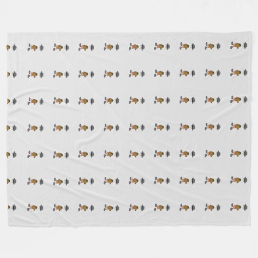 Iggy de onzichtbare jongen fleece deken (Voorkant (Horizontaal))