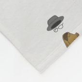 Iggy de onzichtbare jongen fleece deken (Hoek)