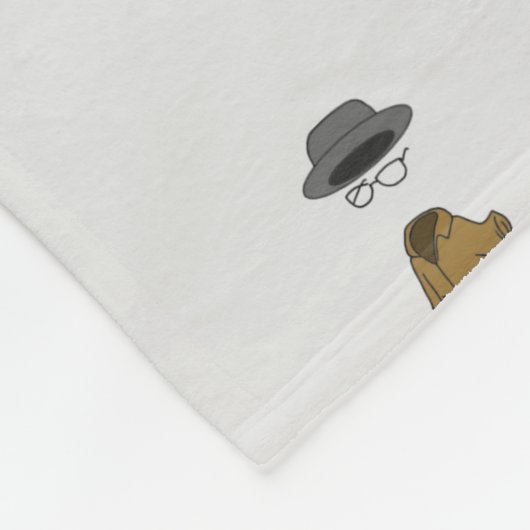 Iggy de onzichtbare jongen fleece deken (Hoek)