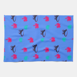 Iggy in de keuken theedoek