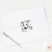 Iggy Italian Greyhound Doodle Stickers (Envelop)