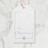 Iggy Little Christmas Schattige Fun Greyhound Eleg Cadeaulabels (Voorkant)