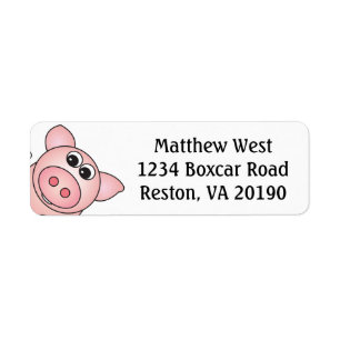 Iggy the Piggy Labels
