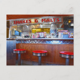 Iggy's Diner Interior, Carthage, Missouri Briefkaart