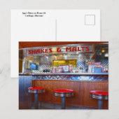 Iggy's Diner Interior, Carthage, Missouri Briefkaart (Voorkant / Achterkant)