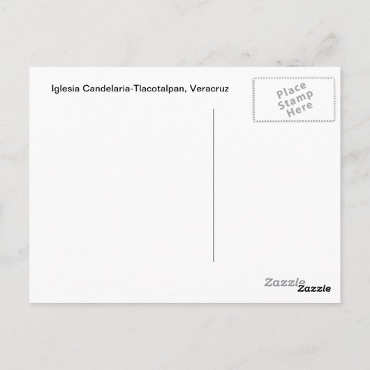 Iglesia Candelaria Briefkaart (Achterkant)