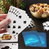 Iglo-kamer in Hotel de Glace, Quebec, Canada Pokerkaarten (Insitu)