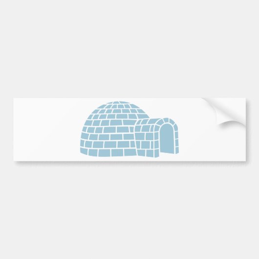 Igloo Bumpersticker (Voorkant)