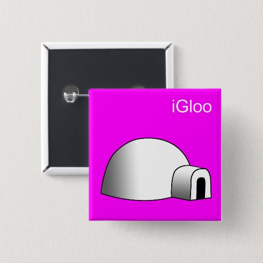 iGloo Button iPod Pin (Voorkant /achterkant)