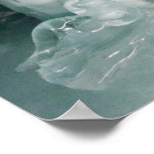 Igloo en Eskimo in ijs Poster (Hoek)