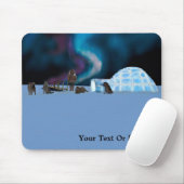 Igloo en Northern Lights Muismat (Met muis)