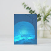 Igloo Room in Hotel de Glace, Quebec, Canada Briefkaart (Staand voorkant)