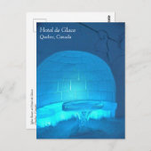 Igloo Room in Hotel de Glace, Quebec, Canada Briefkaart (Voorkant / Achterkant)