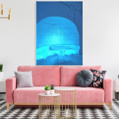 Igloo Room in Hotel de Glace, Quebec, Canada Canvas Afdruk (Insitu (Woonkamer))