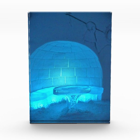 Igloo Room in Hotel de Glace, Quebec, Canada Fotoblokken (Voorkant)