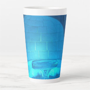 Igloo Room in Hotel de Glace, Quebec, Canada Latte Mok