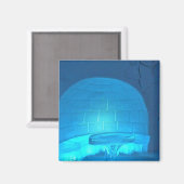 Igloo Room in Hotel de Glace, Quebec, Canada Magneet (Voorkant / Achterkant)