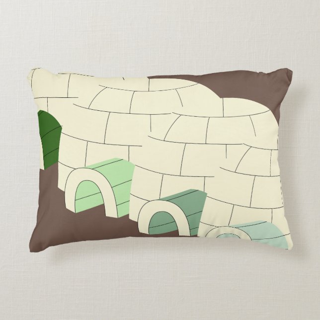 Igloo-thema Accent Kussen (Voorkant)