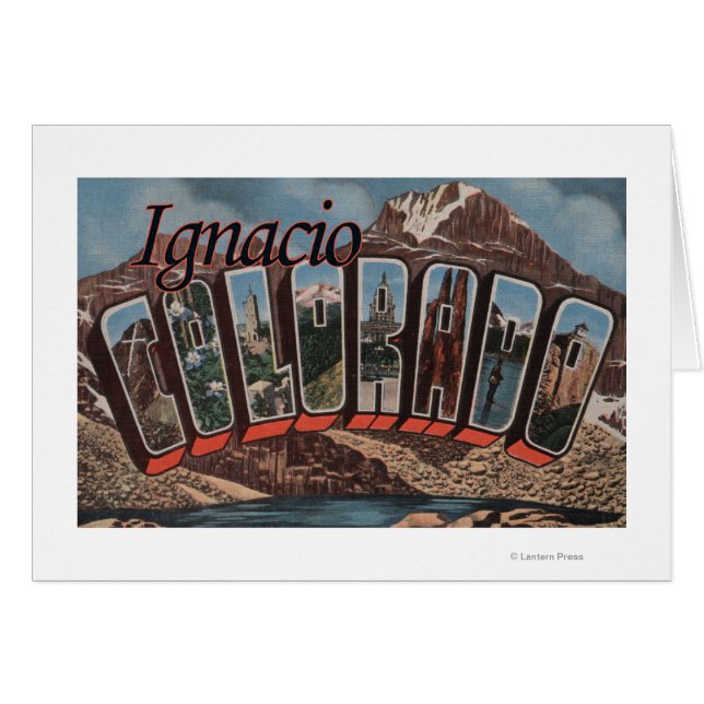 Ignacio, Colorado - Large Letter Scenes (Voorkant Horizontaal)