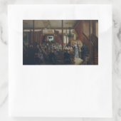 Ignacio de Leon y Escosura - Veilingverkoop Rechthoekige Sticker (Tas)