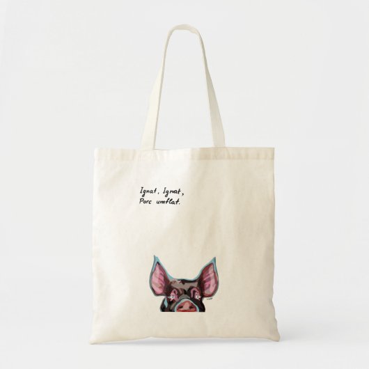 Ignat hru hru tote bag (Voorkant)
