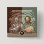 Ignatius Loyola: van Soldaat tot Saint (SAE 004) Vierkante Button 5,1 Cm (Voorkant)