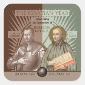 Ignatius Loyola: van Soldaat tot Saint (SAE 004) Vierkante Sticker (Voorkant)