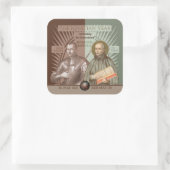 Ignatius Loyola: van Soldaat tot Saint (SAE 004) Vierkante Sticker (Tas)