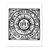 Ignatius of Loyola, Christogram Rubber Stamp Rubberstempel (Afrduk)