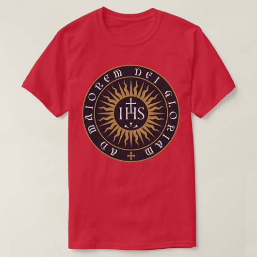 Ignatius of Loyola Society of Jesus T-shirt (Design voorkant)