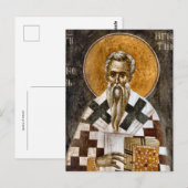 Ignatius van Antiochië Orthodoxe Christelijke Icoo Briefkaart (Voorkant / Achterkant)
