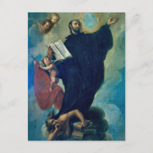 Ignatius van Loyola door Miguel Cabrera Briefkaart