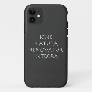 Igne natura renovatur integra Case-Mate iPhone case