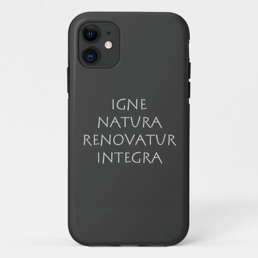 Igne natura renovatur integra Case-Mate iPhone case (Achterkant)