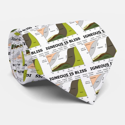 Igneous is Bliss (Geologische afwijking is geblaze Stropdas (Opgerold)