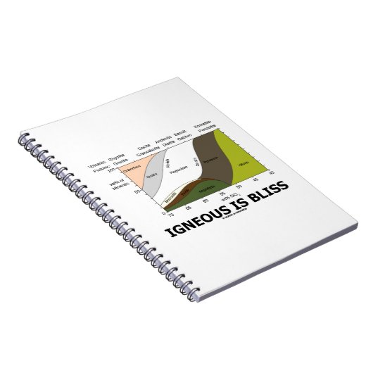 Igneous is Bliss (silica content Igneous Rocks) Notitieboek (Rechterzijde)