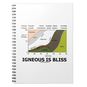 Igneous is Bliss (silica content Igneous Rocks) Notitieboek