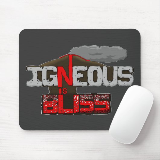 Igneous is Bliss Volcano Muismat (Met muis)