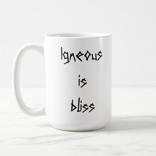 Igneous is gebaar koffiemok (Links)