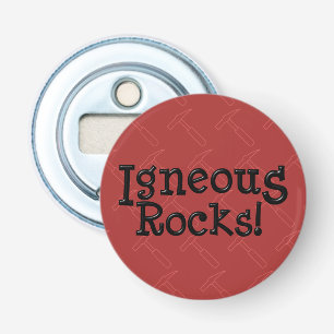 Igneous Rocks. Button Flesopener