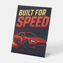 Ignite the Road Reclamebord Met Voetstuk